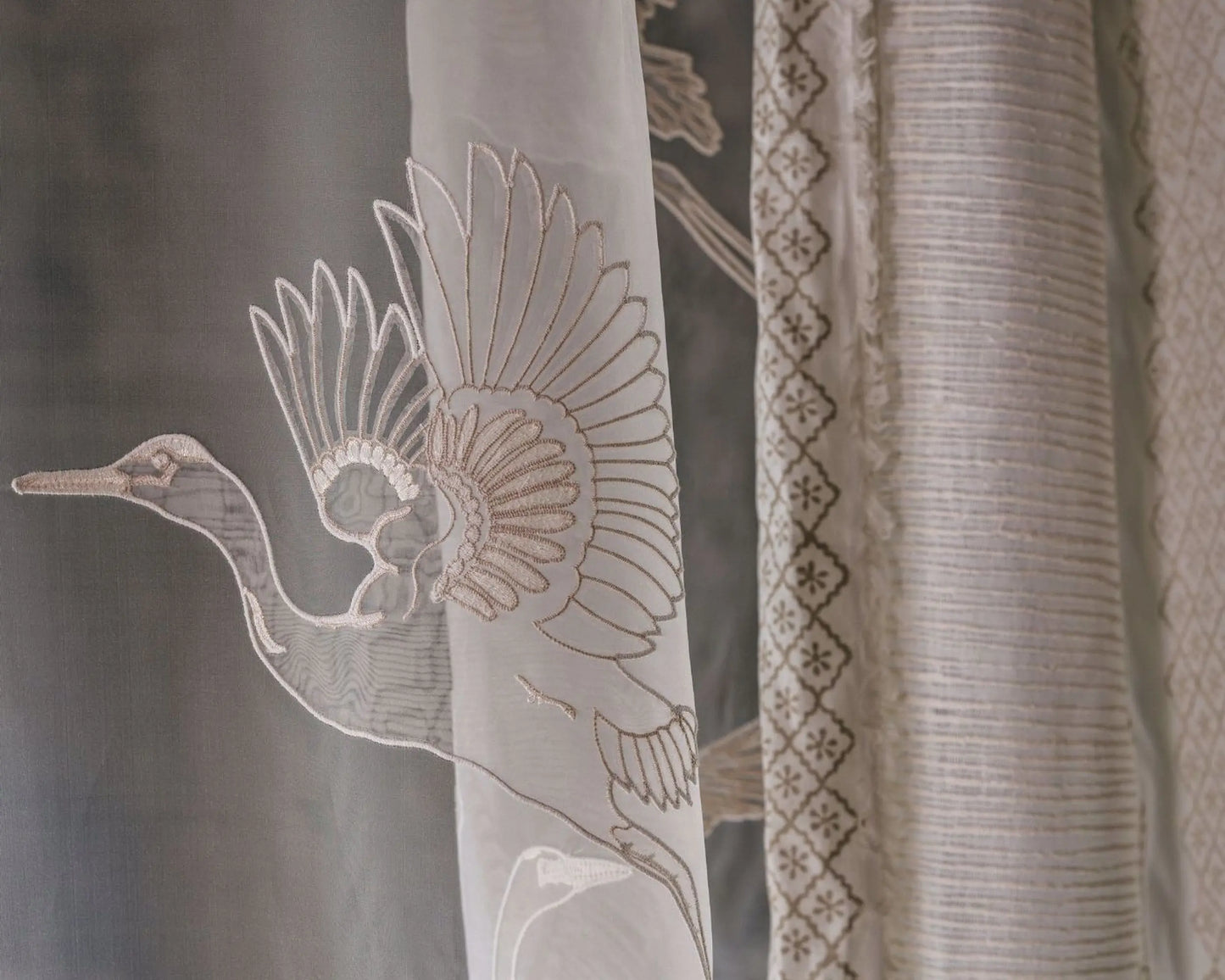 Sanderson Great Egrets Silk