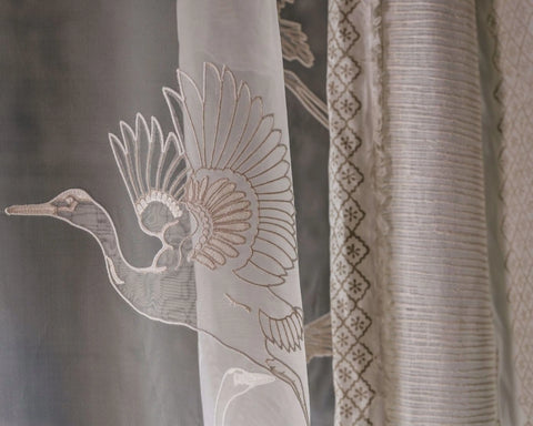 Sanderson Great Egrets Silk