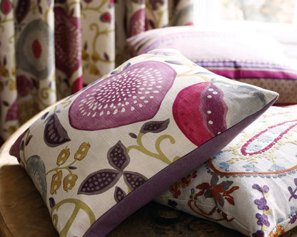 Sanderson Peas & Pods Cherry/Linen