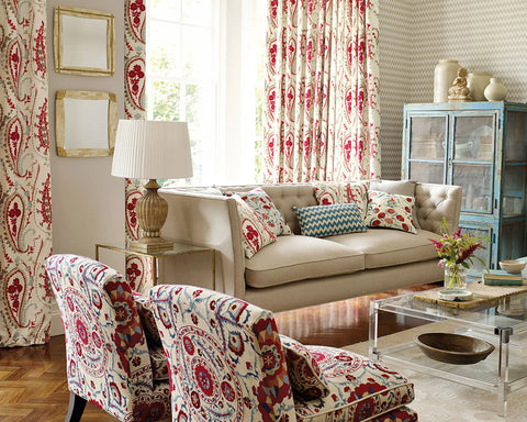 Sanderson Jamila Coral/Aqua