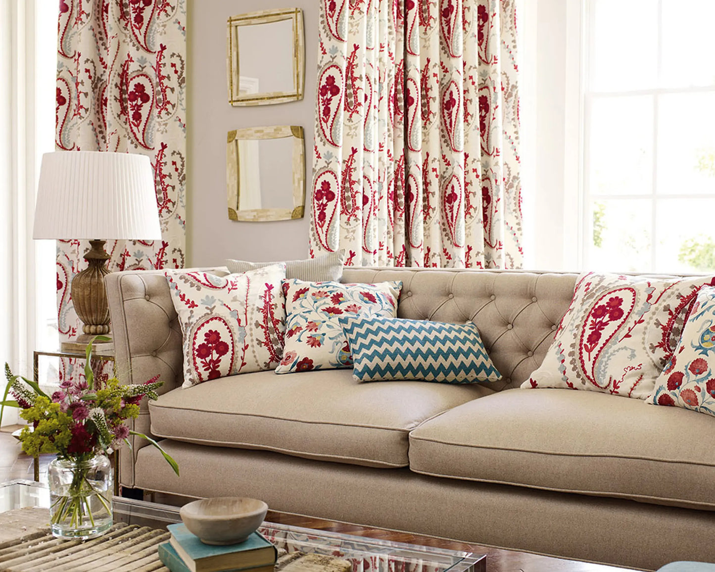 Sanderson Jamila Wedgwood/Linen