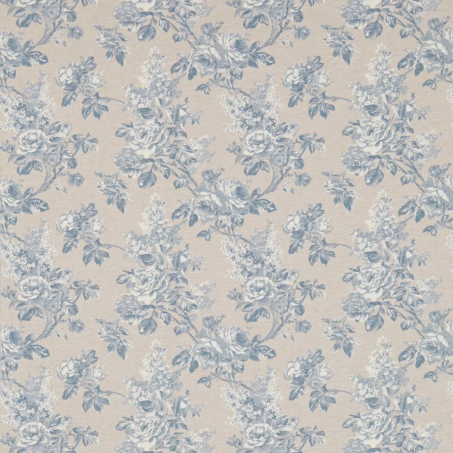 Sanderson Sorilla Damask Delft/Linen