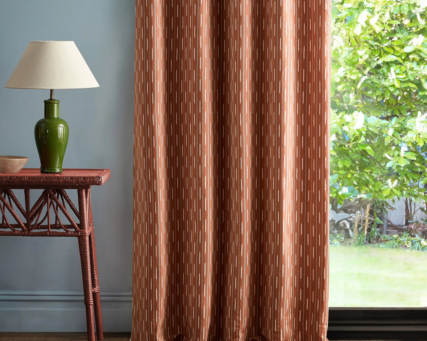 Sanderson Sabu Stripe Madder/Indigo