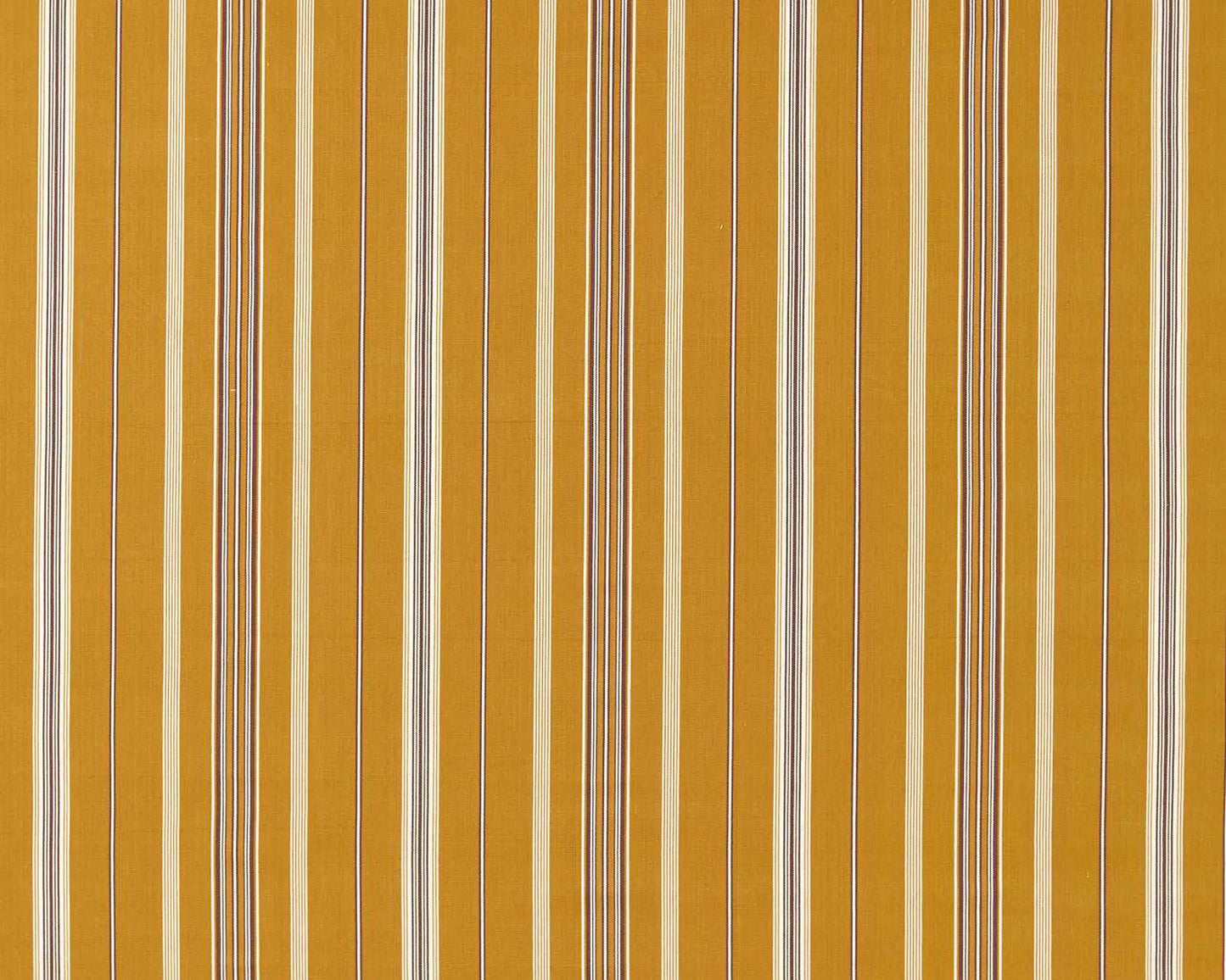 Sanderson Latimer Stripe Turmeric/Walnut