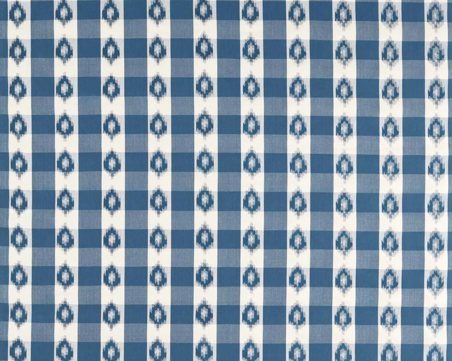 Sanderson Odisha Check Indigo/Madder