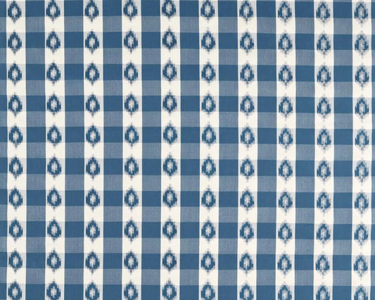 Sanderson Odisha Check Indigo/Madder
