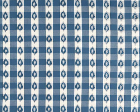 Sanderson Odisha Check Indigo/Madder
