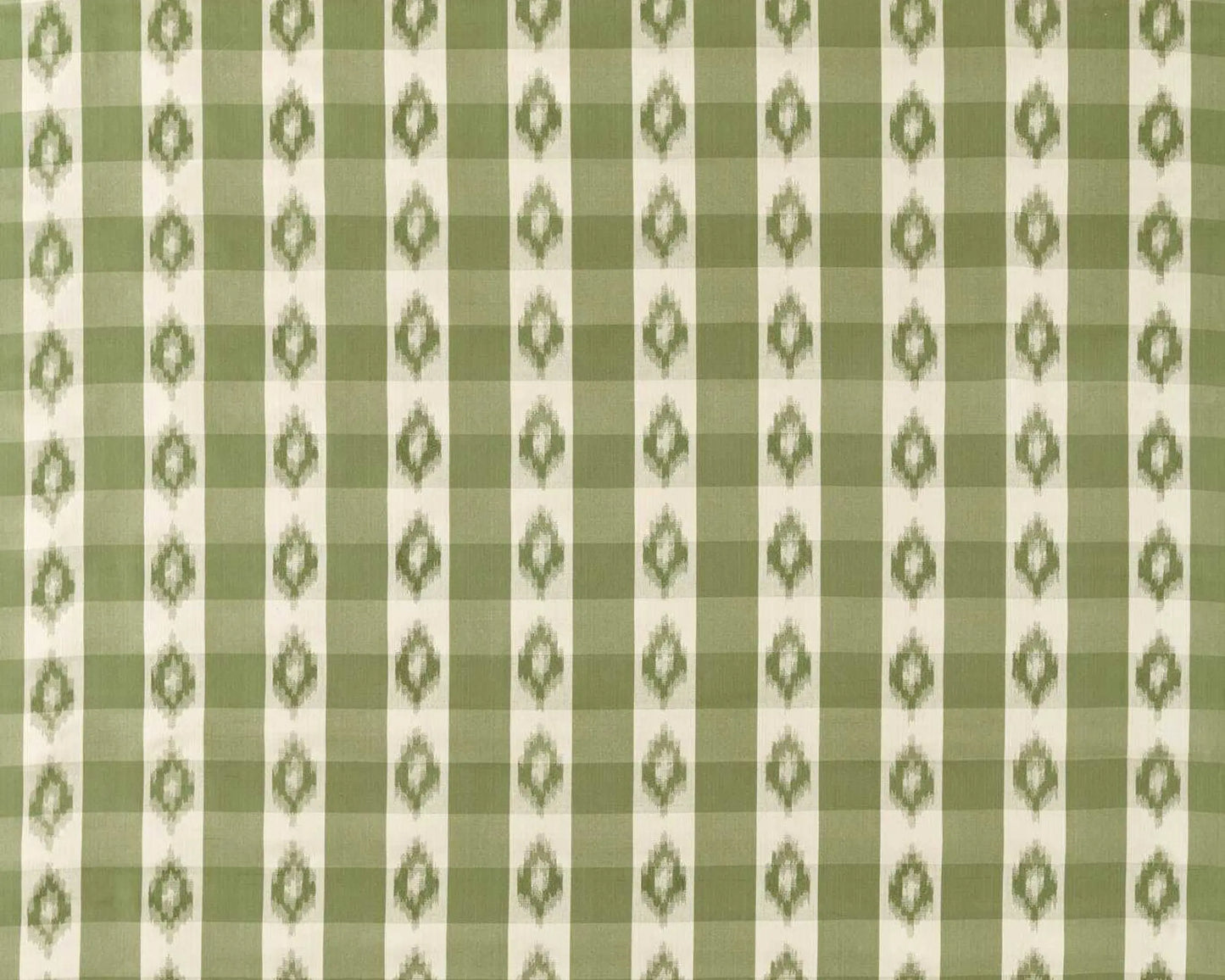 Sanderson Odisha Check Yew Green
