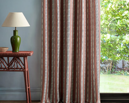 Sanderson Jamandi Stripe Madder/Indigo