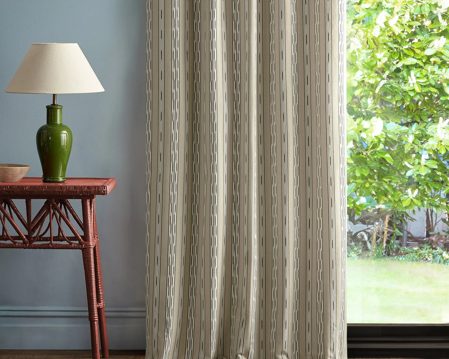 Sanderson Jamandi Stripe Gritstone/Oak