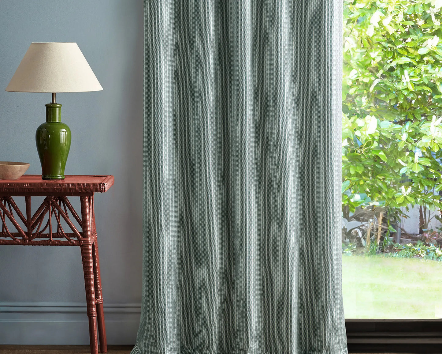 Sanderson Batak Check Udaipur Blue