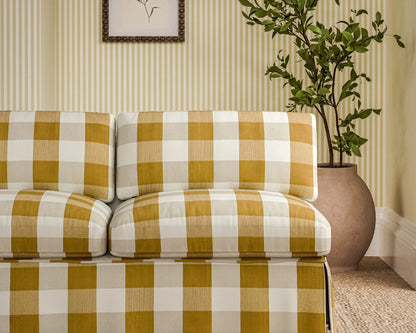 Sanderson Madras Check Golden Knot
