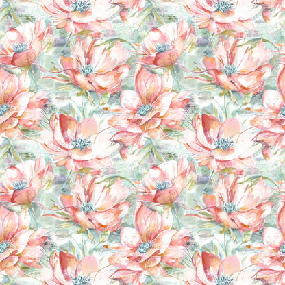 Voyage Maison Dusky Blooms Fabric Russett
