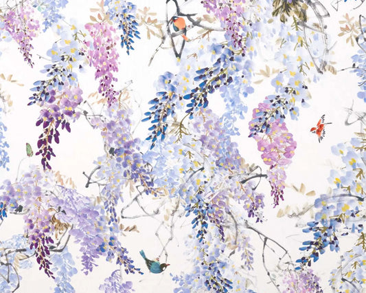 Sanderson Wisteria Falls Amethyst