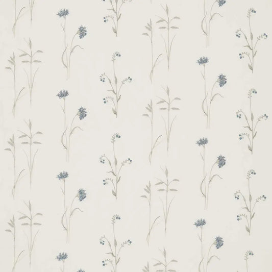Sanderson Meadow Grasses Cobalt/Chalk