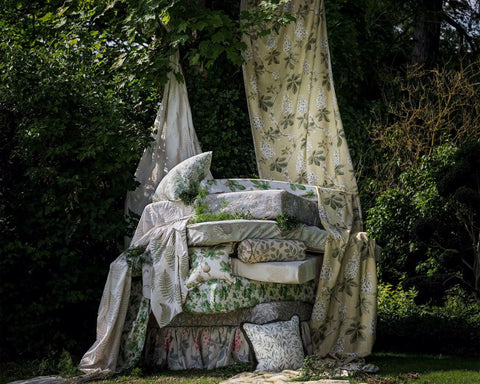 Sanderson Fern Embroidery Ivory