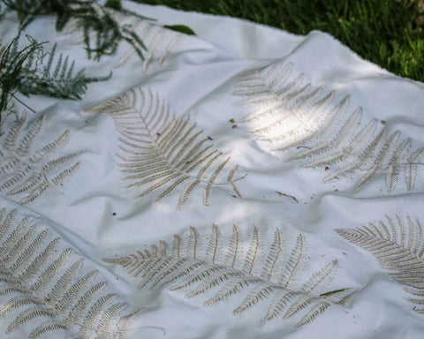 Sanderson Fern Embroidery Ivory