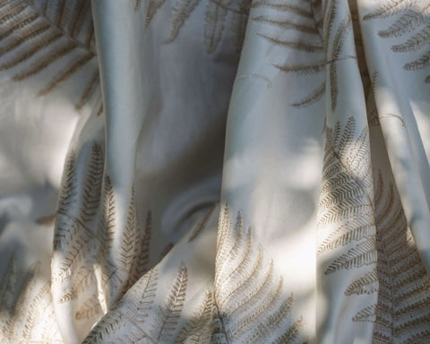 Sanderson Fern Embroidery Ivory