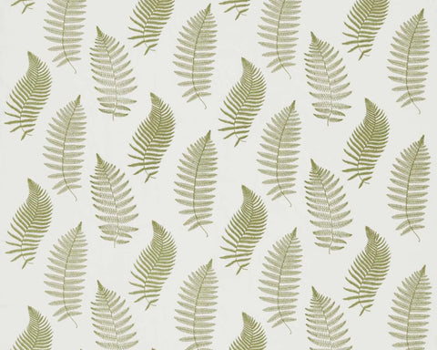 Sanderson Fern Embroidery Moss