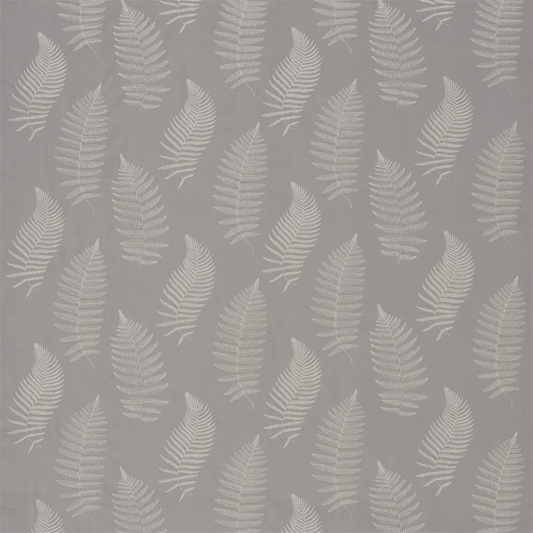 Sanderson Fern Embroidery Pebble