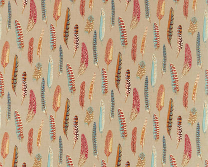 Sanderson Lismore Teal/Russet