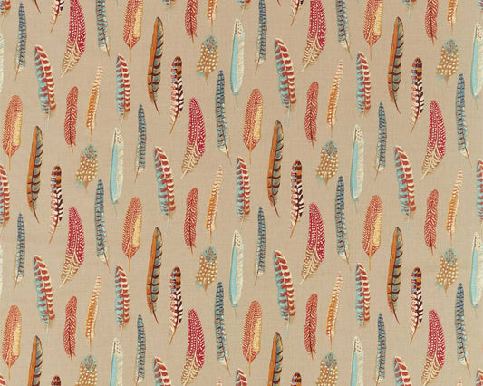 Sanderson Lismore Teal/Russet