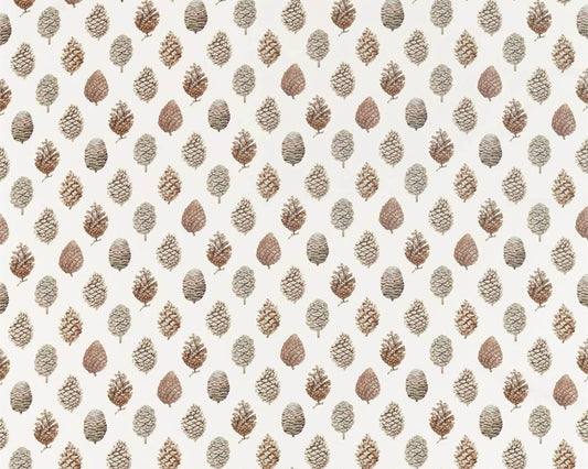 Sanderson Pine Cones Briarwood/Cream