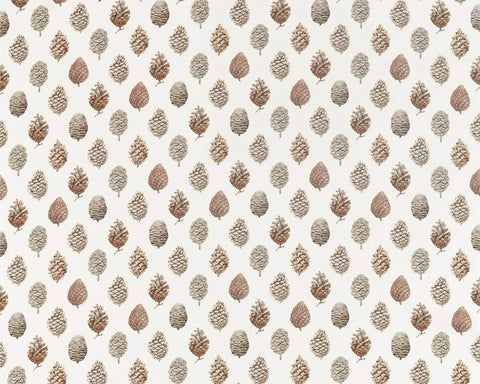 Sanderson Pine Cones Briarwood/Cream