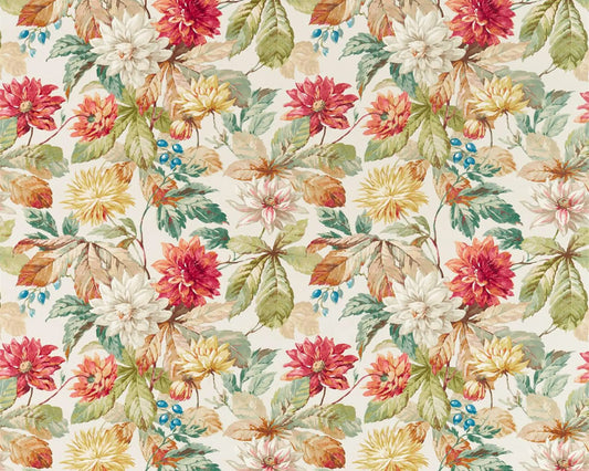 Sanderson Dahlia & Rosehip Briarwood/Russet
