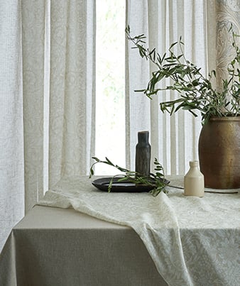 William Morris Sunflower Sheer Linen