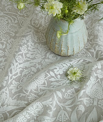 William Morris Sunflower Sheer Linen