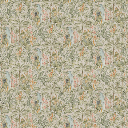 Voyage Maison Elysian Canopy Printed Cotton Fabric Green