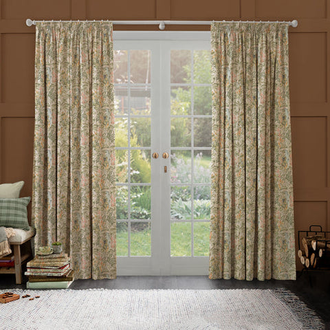 Voyage Maison Elysian Canopy Printed Cotton Fabric Green