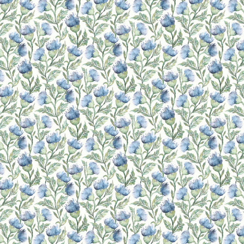 Voyage Maison Ettrick Fabric Bluebell Cream