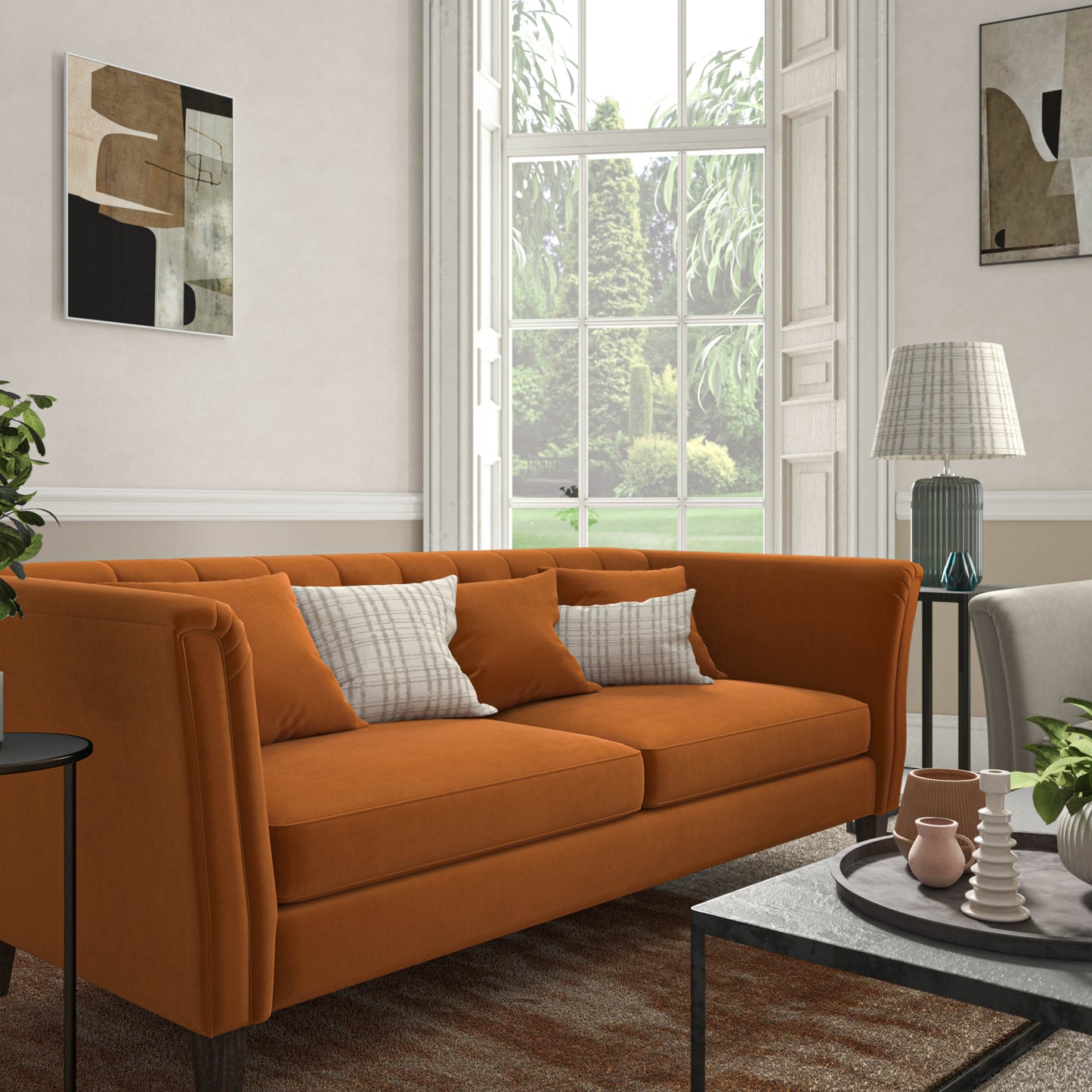 Warwick Eco-Velvet Burnt