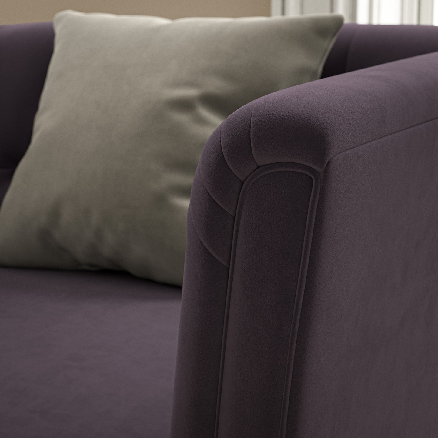 Warwick Eco-Velvet Eggplant
