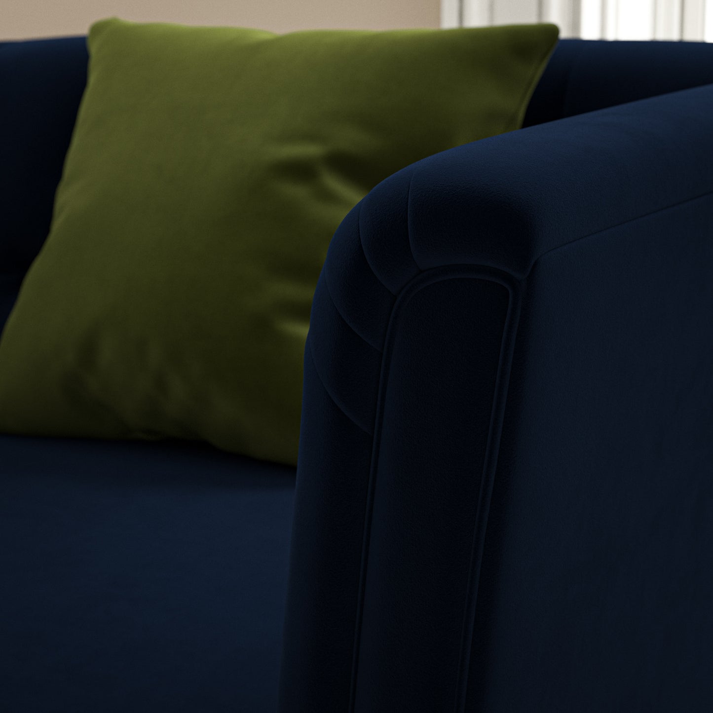 Warwick Eco-Velvet Indigo