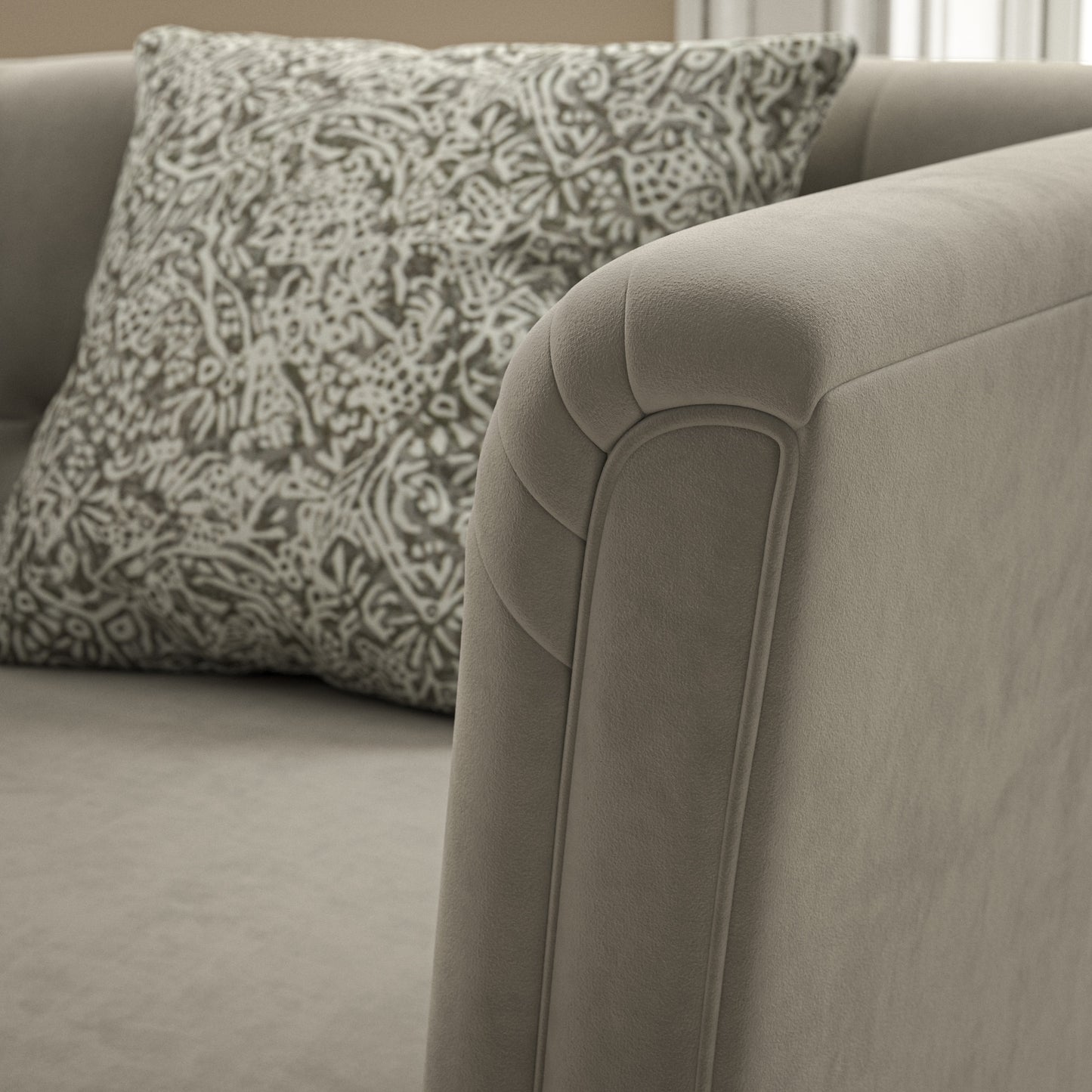 Warwick Eco-Velvet Silver