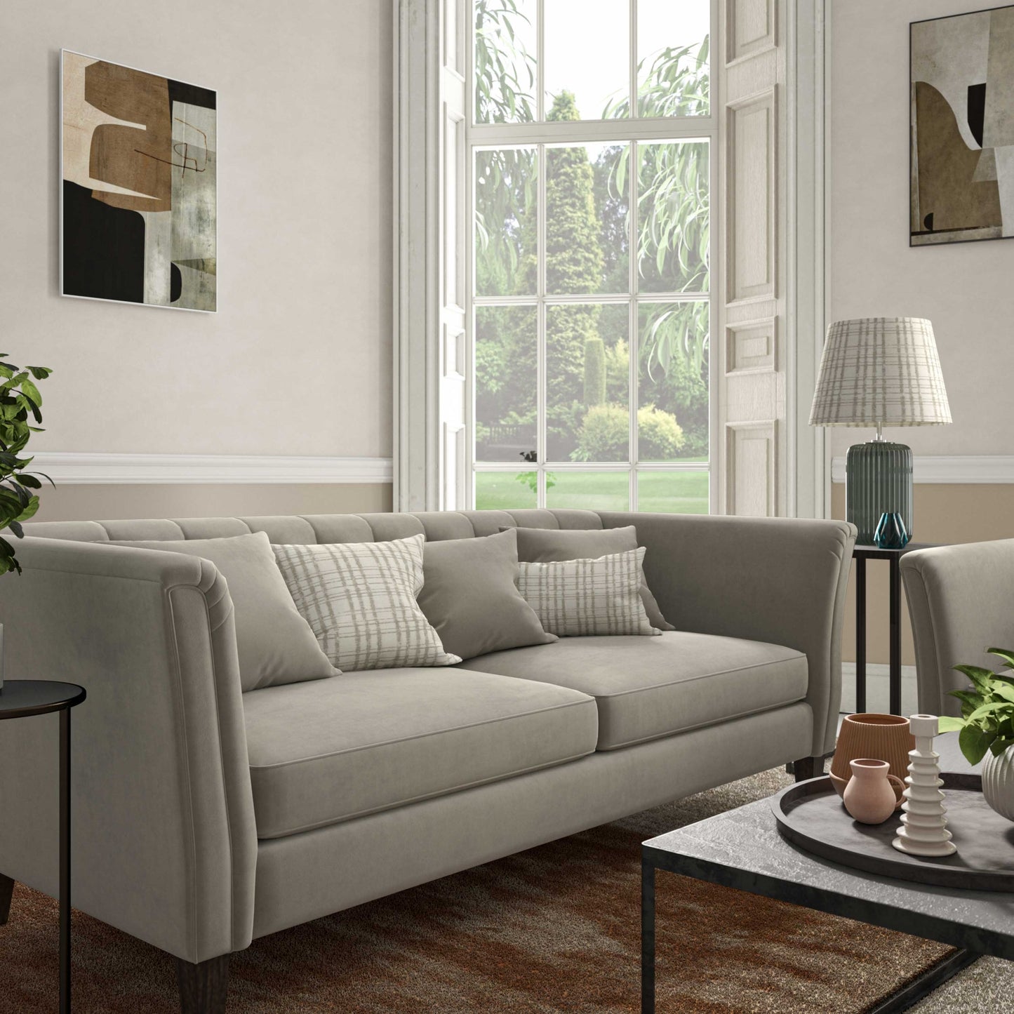 Warwick Eco-Velvet Silver
