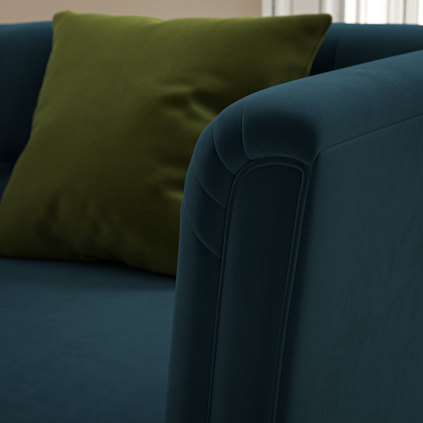 Warwick Eco-Velvet Teal