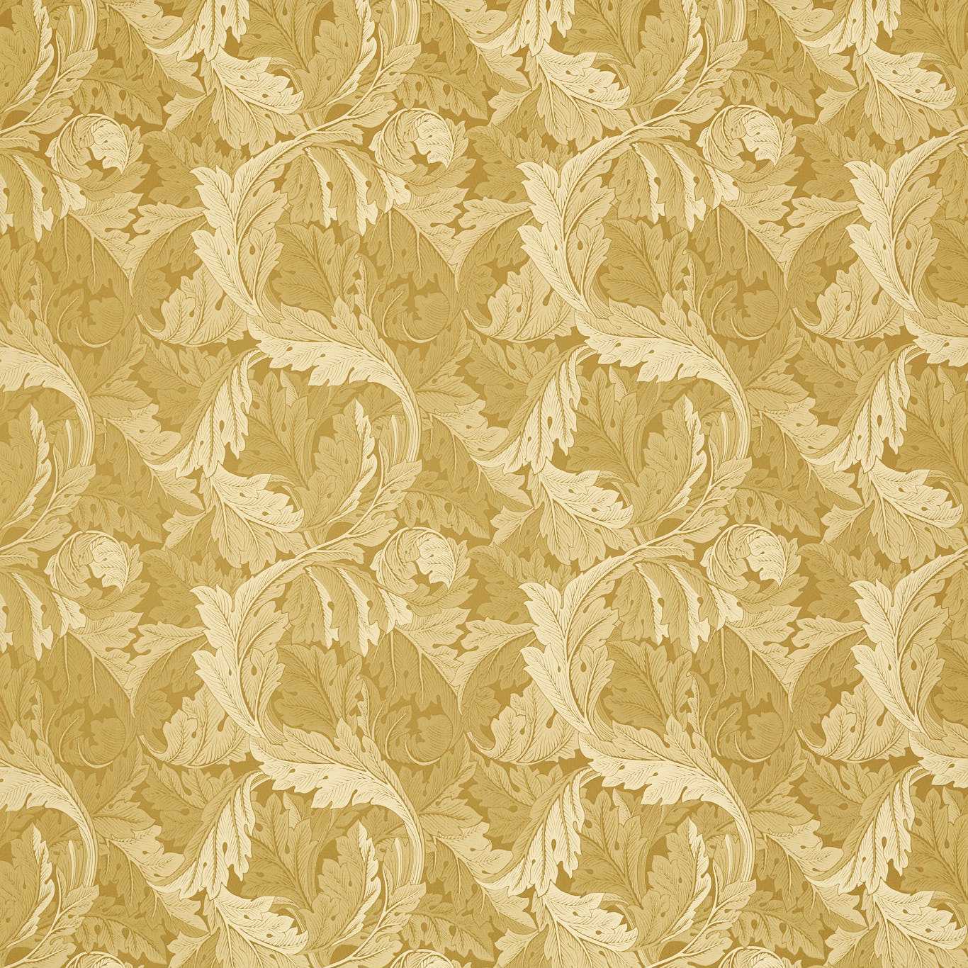 William Morris Acanthus Jacquard Gold