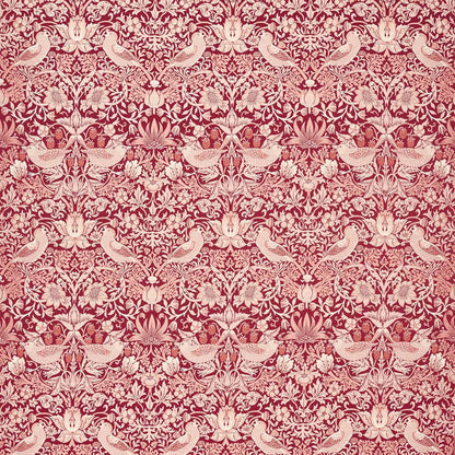 William Morris Strawberry Thief Jacquard Plum