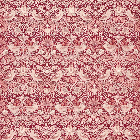 William Morris Strawberry Thief Jacquard Plum