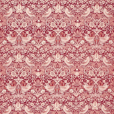 William Morris Strawberry Thief Jacquard Plum