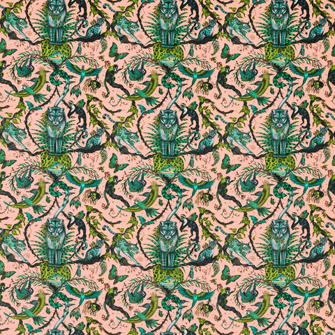 Clarke & Clarke Bosque Dreams Velvet Pink