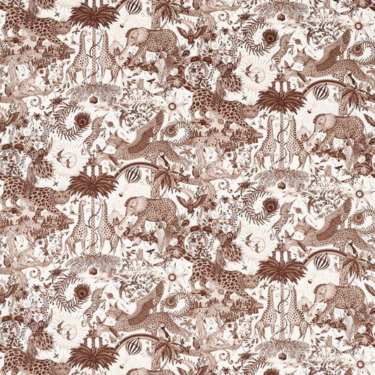 Clarke & Clarke Paradise Lost Sepia