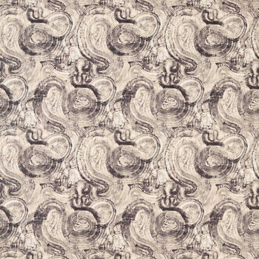 Clarke & Clarke Hatoum Jacquard Noir