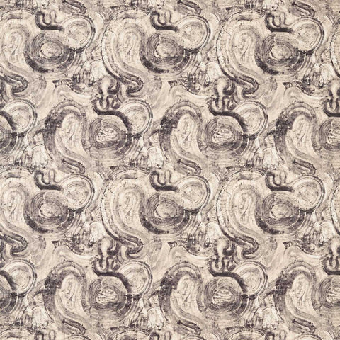 Clarke & Clarke Hatoum Jacquard Noir