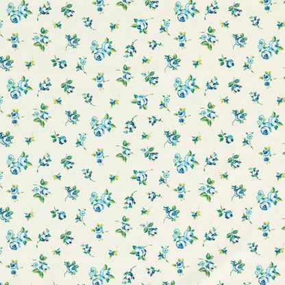 Clarke & Clarke Rosebud Cobalt