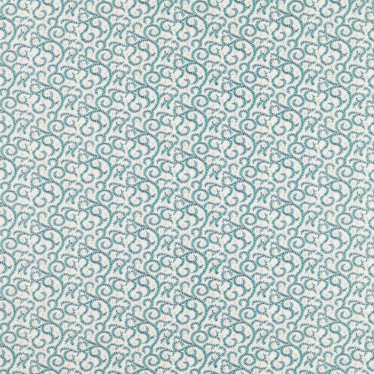 Clarke & Clarke Buta Embroidery Teal